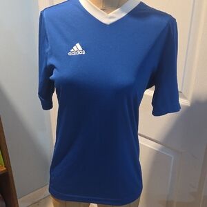 Adidas Royal Blue V-Neck Jersey